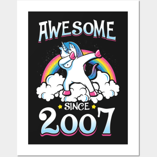 Awesome Since 2007 Posters and Art